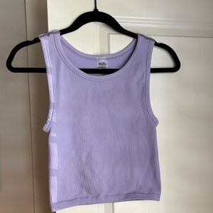 Aritzia Lilac Ribbed Tank Top